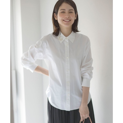 组曲气质适宜简约优雅设计感棉质衬衫女ONWARD