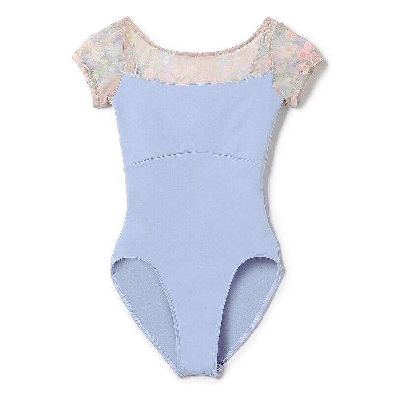 Chacott舞蹈芭蕾体服练功服帽袖紧身连体衣女ONWARD