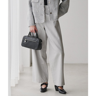 ICB时尚 女ONWARD 简约优雅气质彩色棉质牛仔曲线休闲裤