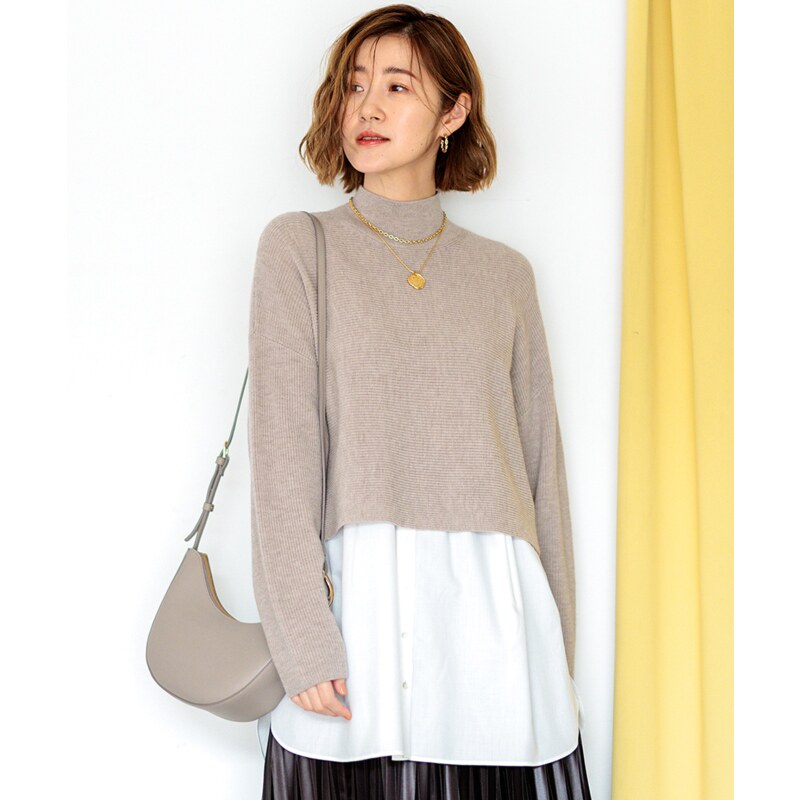 23区可洗层叠组合设计感针织衫女ONWARD秋冬新品