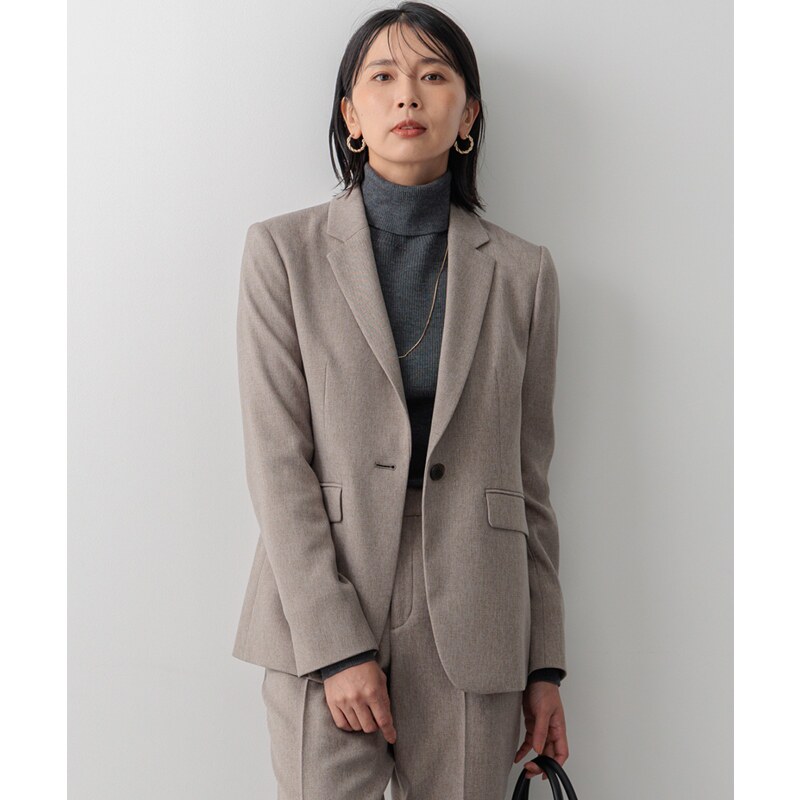 23区可洗仿羊毛卡尔泽西装外套女ONWARD