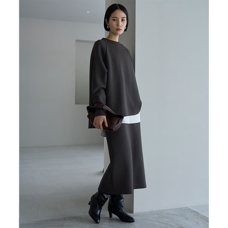UNFILOBEAUTY FORM JERSEY气质通勤适宜I型裙女ONWARD