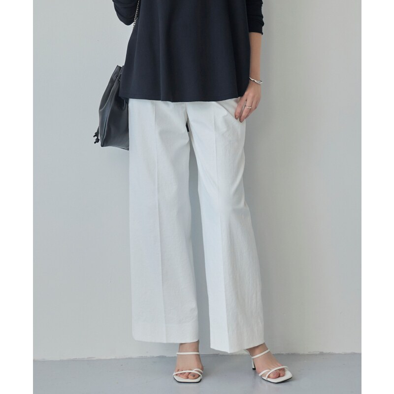 ICBUV防护吸水速干可水洗阔腿裤子女日本限定日系轻奢ONWARD