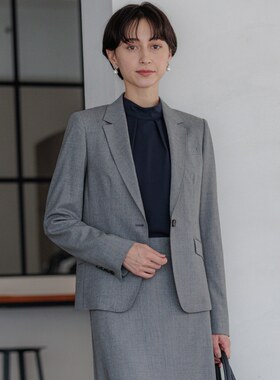 23区可搭配套装Raffiné羊毛单扣时尚西装大衣外套女ONWARD