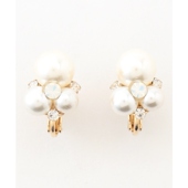 ANYSIS温柔甜美时尚 耳环女ONWARD 适宜乳白宝石风格