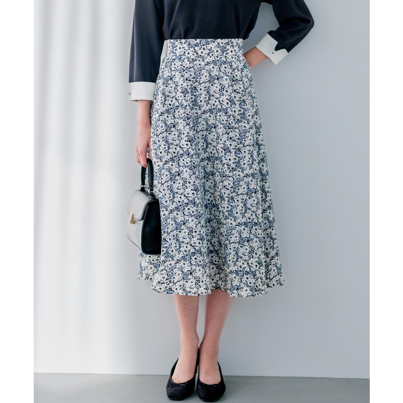 組曲春季新款日系轻奢温柔清新小碎花甜美印花半身裙女日系轻奢