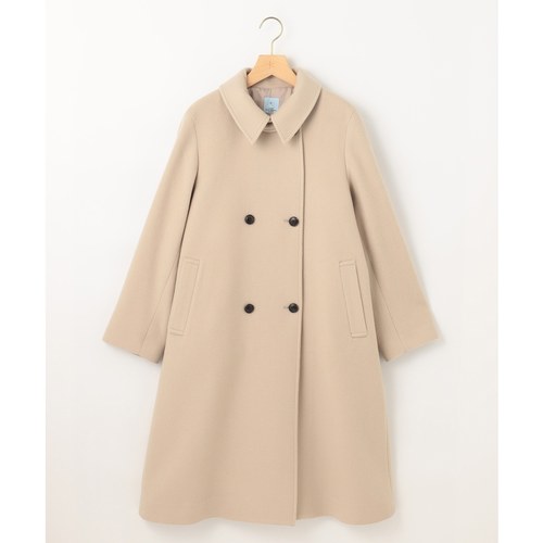 组曲轻质海狸绒风衣式时尚气质长大衣外套女ONWARD