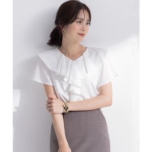 组曲优雅气质温柔简约接触冷感紧身花边打底衫女ONWARD