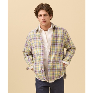 夹克ONWARD 式 J.PRESS男士 商务休闲牛津纺多色格纹衬衫