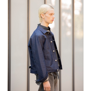 J.PRESS时尚 JERSEY系列夹克牛仔外套男ONWARD KANEMASA