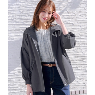 Tiaclasse温柔气质简约甜美蓬松袖 女ONWARD 山形连帽衫