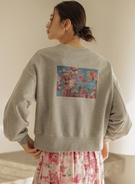 组曲时尚温柔优雅气质FlowerCollection经典摇粒绒卫衣女ONWARD