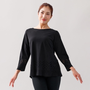 BALANCE无缝针织宽松设计舒适8分袖 ChacottChacott 女士T