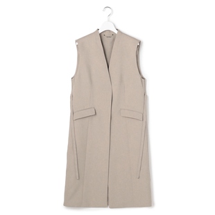 ICB官网限定SerikaWorsted无领长款 背心女ONWARD 开衫