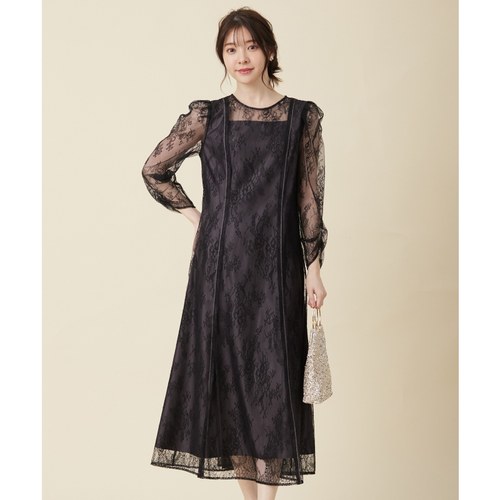 any SiS时尚温柔气质简约Lily Calin经典窄款蕾丝裙女ONWARD