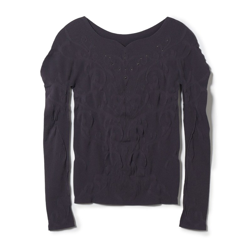 Chacott芭蕾体服无缝针织水晶芭蕾领针织衫女ONWARD