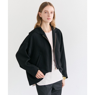 紧凑型轻便连帽衫 BEIGE 风格 通勤运动衫 女ONWARD 高智感时尚