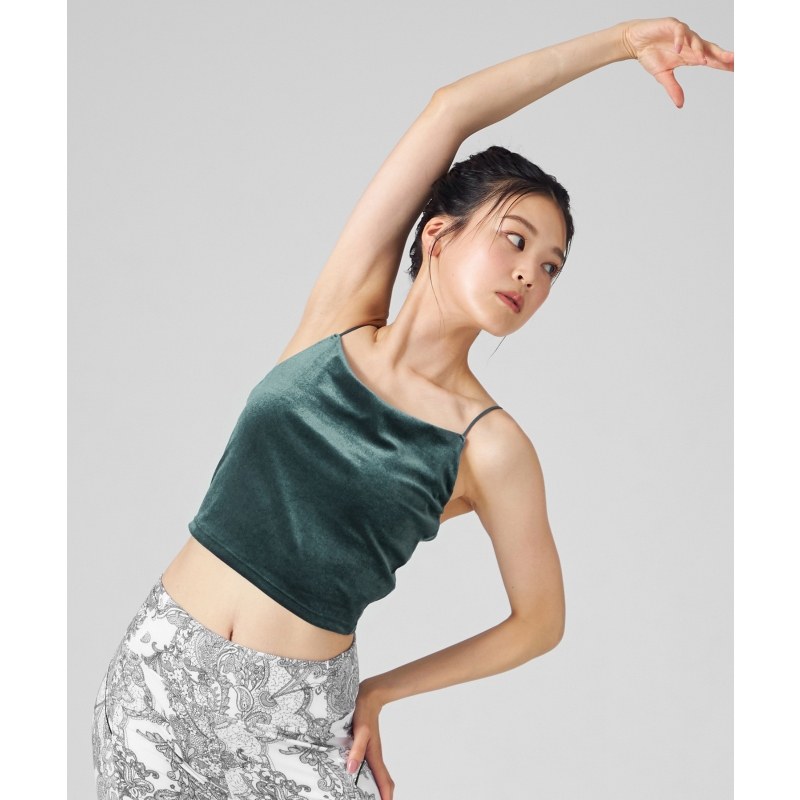 Chacott BALANCE天鹅绒吊带上衣女ONWARD