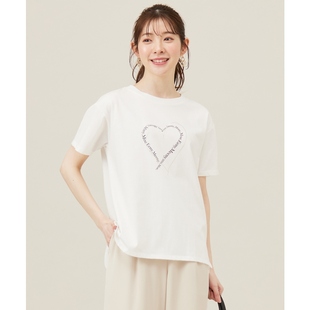 any 气质温柔简约可洗混合logo设计T恤女ONWARD SiS时尚