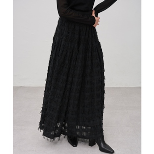 uncrave温柔甜美气质时尚 流苏蕾丝层叠裙女ONWARD