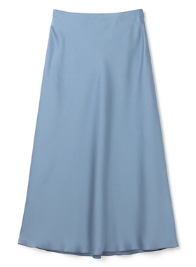 UNFILO可洗缎面设计时尚适宜简约半身裙女ONWARD