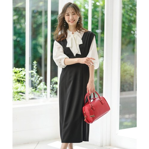 any SiS可洗紧身修身时尚气质背带裙女ONWARD