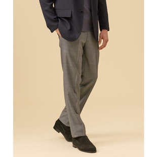 J.PRESS可水洗高透气性弹力防皱鸟眼纹无褶长裤 ONWARD 男士