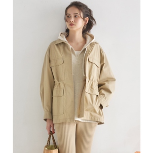 23区SLOW系列限定款 气质高支伽巴纱夹克外套女ONWARD 时尚
