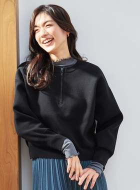 any FAM可机洗米兰针织连帽毛衣开衫女ONWARD