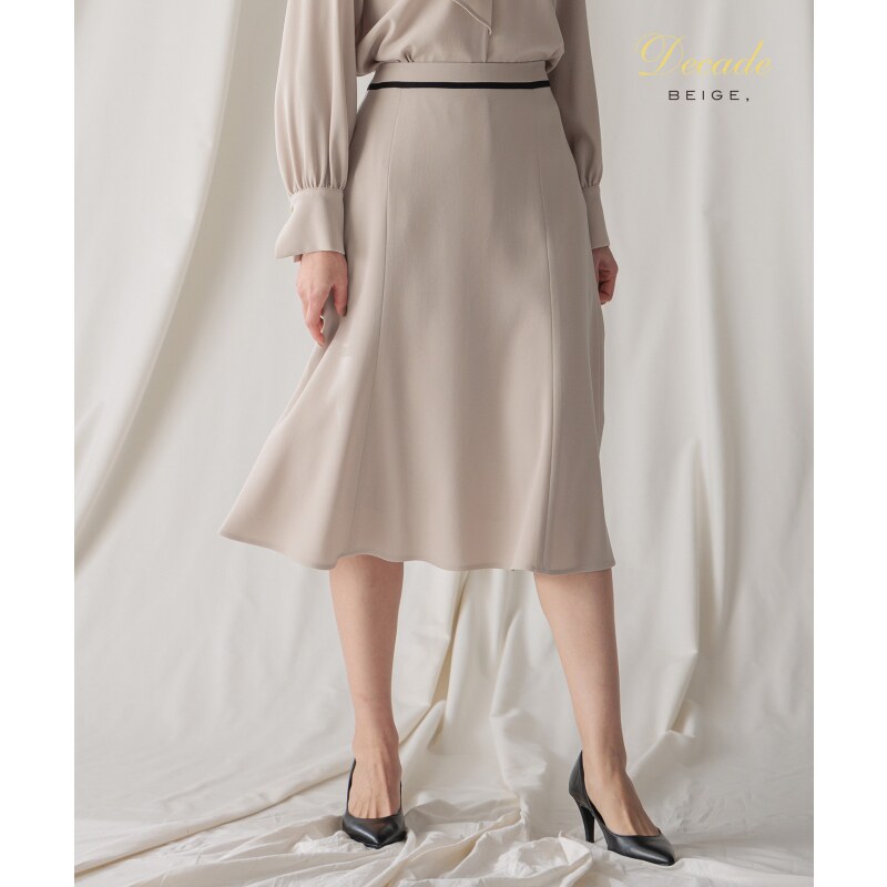 BEIGE， CINDY 通勤气质A字中短款工装半身裙女日系轻奢onward