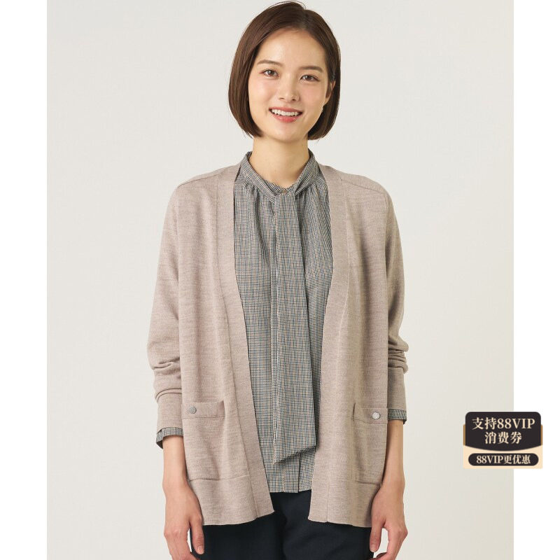 J.PRESS简约气质人气经典单品KNITBASIC长款开衫女ONWARD