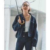 UNFILO DENIM时尚 休闲街头风牛仔外套女秋冬保暖ONWARD