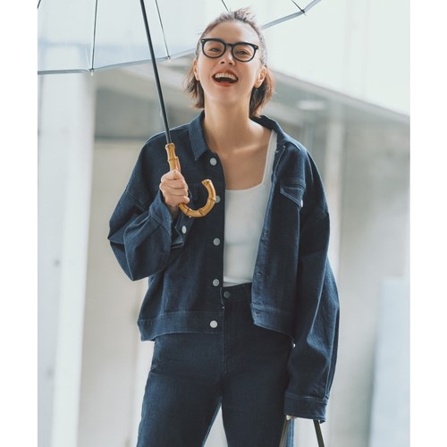 UNFILO DENIM时尚休闲街头风牛仔外套女ONWARD