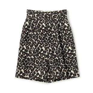 uncrave温柔休闲适宜设计感豹纹提花短裤 女ONWARD