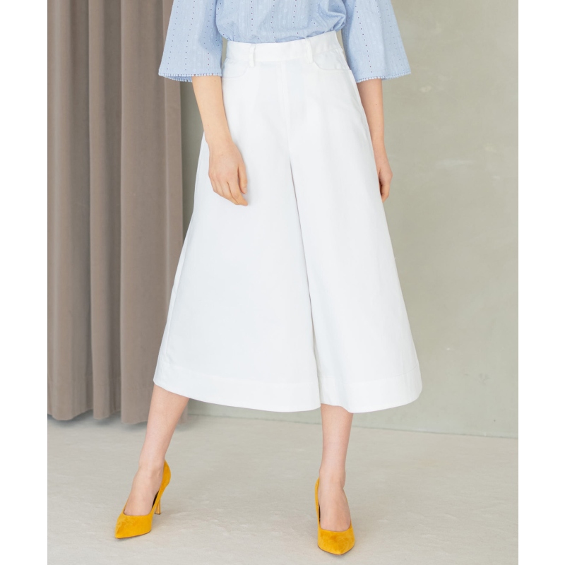 組曲可手洗气质时尚女士宽松裙裤PRWXSM0405藏蓝色