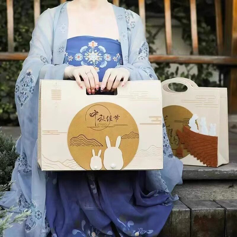 【美美中秋】中式古风毛毡手提包
