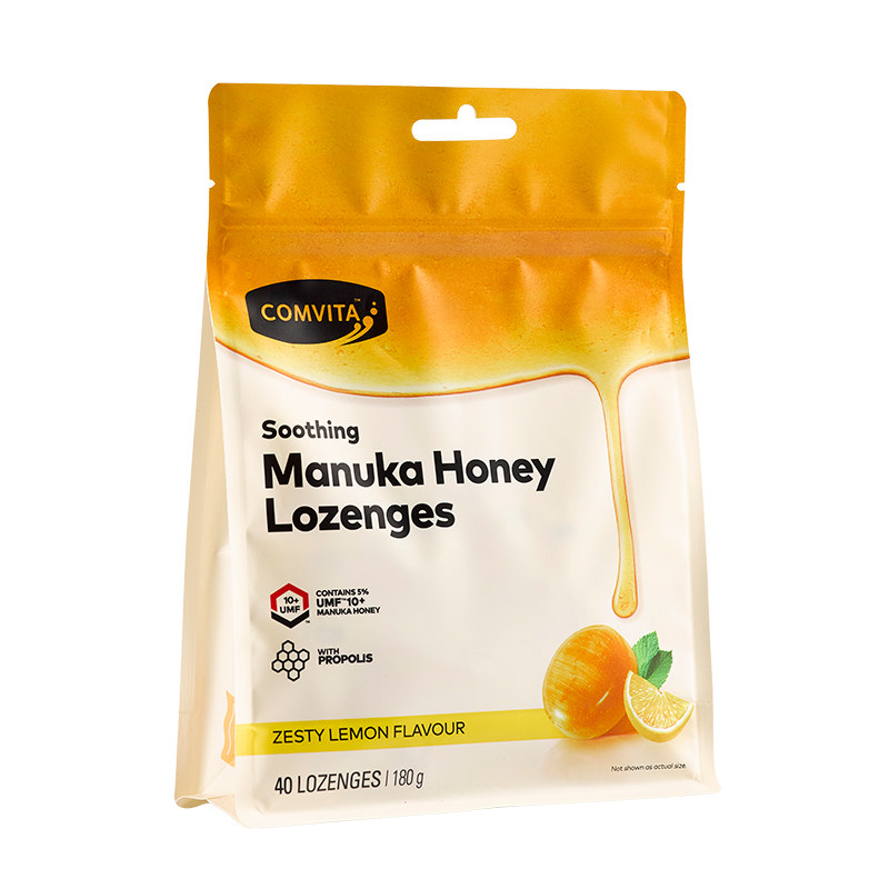 comvita康维他 10+蜂蜜蜂胶糖柠檬味40粒 新西兰进口护嗓润嗓