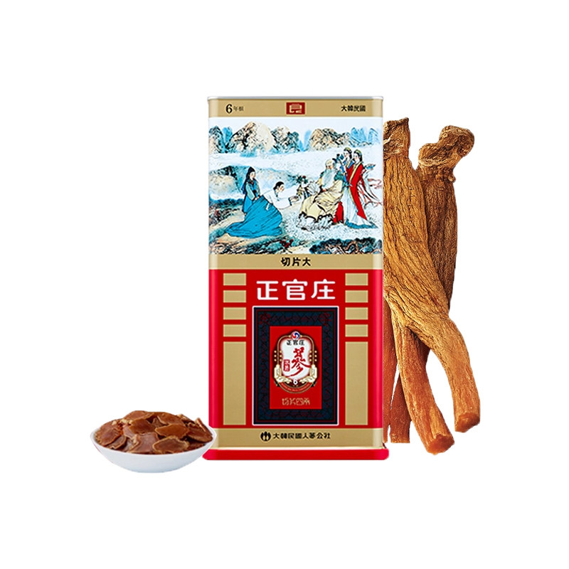 韩国正官庄6年高丽参良参系列大号切片营养滋补礼盒送长辈