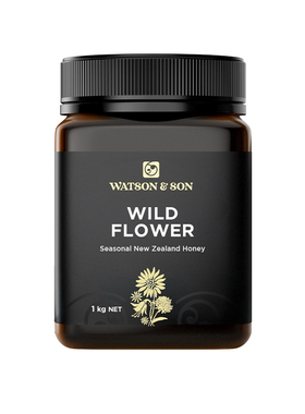 Watson&son/沃森父子野花蜂蜜新西兰季节性蜂蜜1000g/瓶