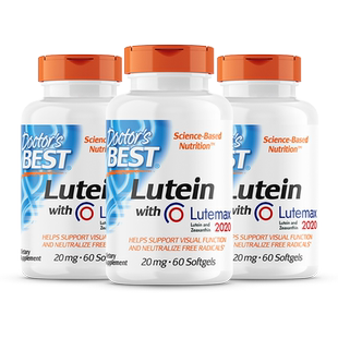 金达威多特倍斯叶黄素软胶囊20mg60粒护眼青少年成人3瓶装