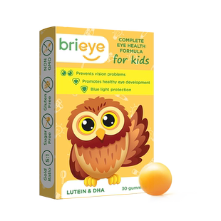 brieye珍悦目儿童专利叶黄素无糖软糖青少年学生视力鱼油dha护眼