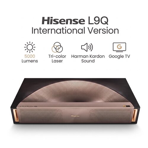 Hisense海信L9Q激光电视全色4K超短焦投影仪100/120英寸海外版国际版