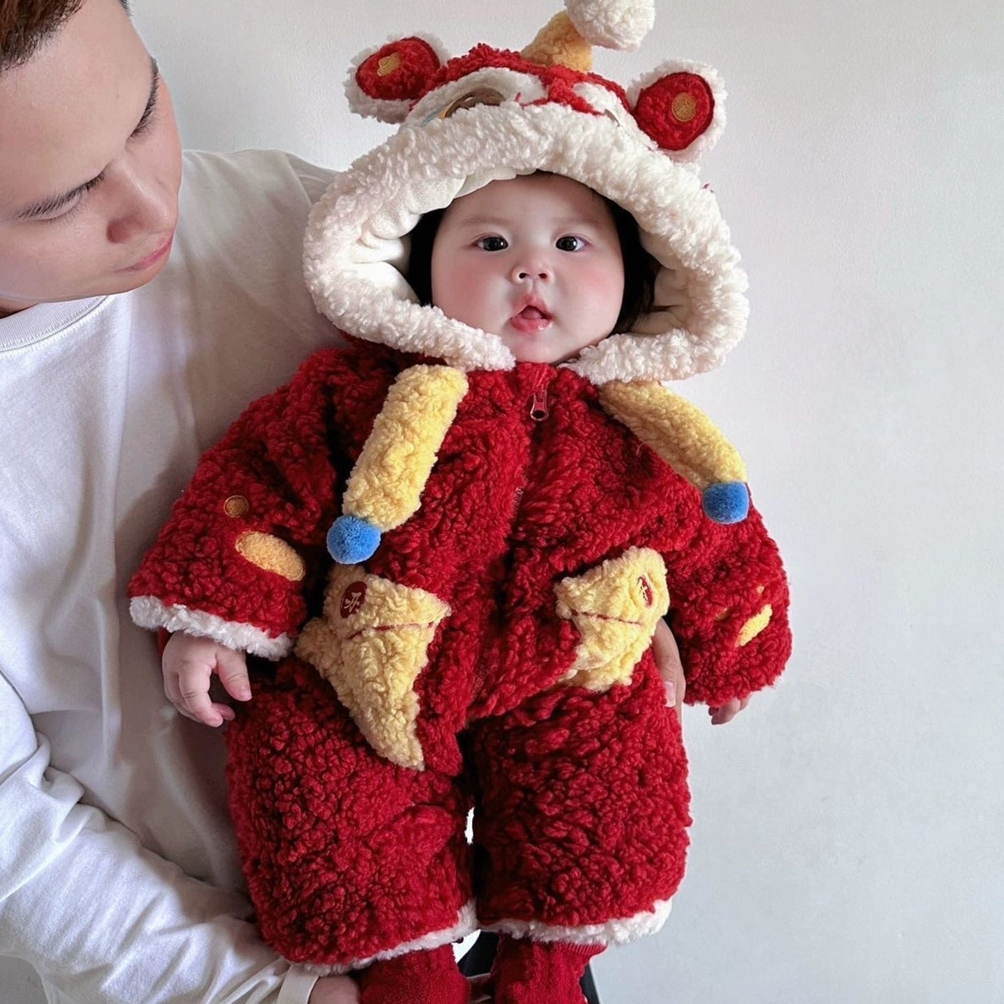 宝宝拜年冬装婴儿衣服保暖外出冬季超萌婴幼儿连体衣喜庆新年棉服,童装/婴儿装/亲子装,连身衣/爬服/哈衣,淘宝优惠券,粉丝福利购,淘宝优惠卷