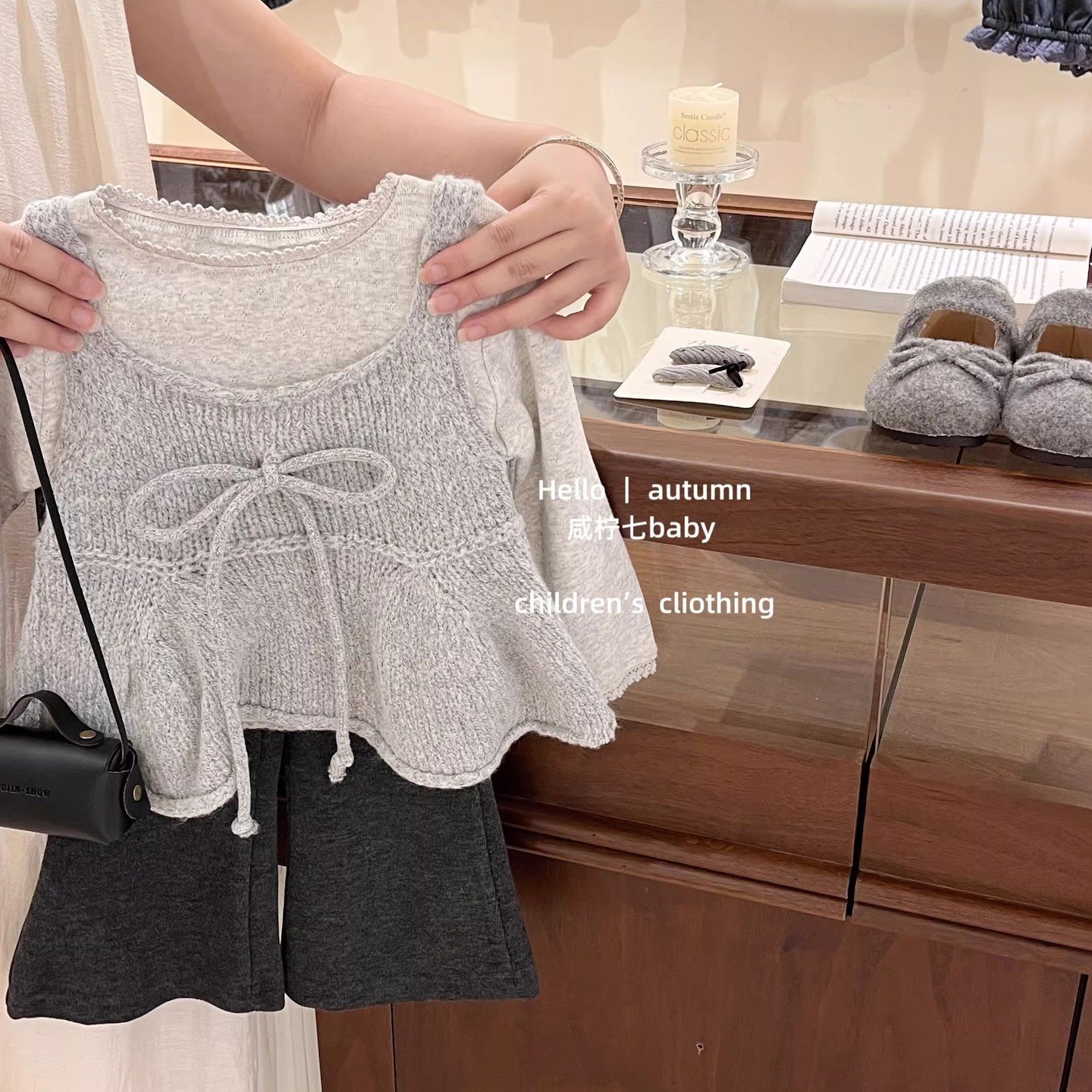 女童秋季韩版套装2025新款吊带马甲叠穿喇叭裤时髦洋气春秋三件套,童装/婴儿装/亲子装,儿童运动套装,淘宝优惠券,粉丝福利购,淘宝优惠卷