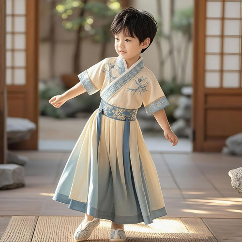 男童汉服夏季新中式唐装儿童古装