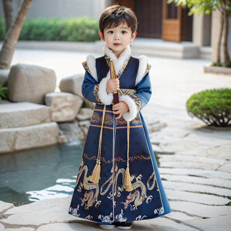 男童2025新款汉服儿童国风唐装