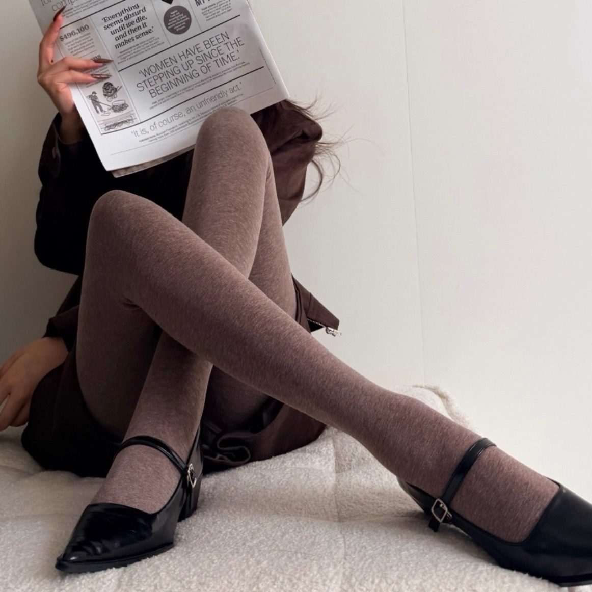 洋气奶茶大地色平板保暖加绒打底袜秋冬900D纯色哑光棉质连裤袜女,女士内衣/男士内衣/家居服,连裤袜/打底袜,淘宝优惠券,粉丝福利购,淘宝优惠卷