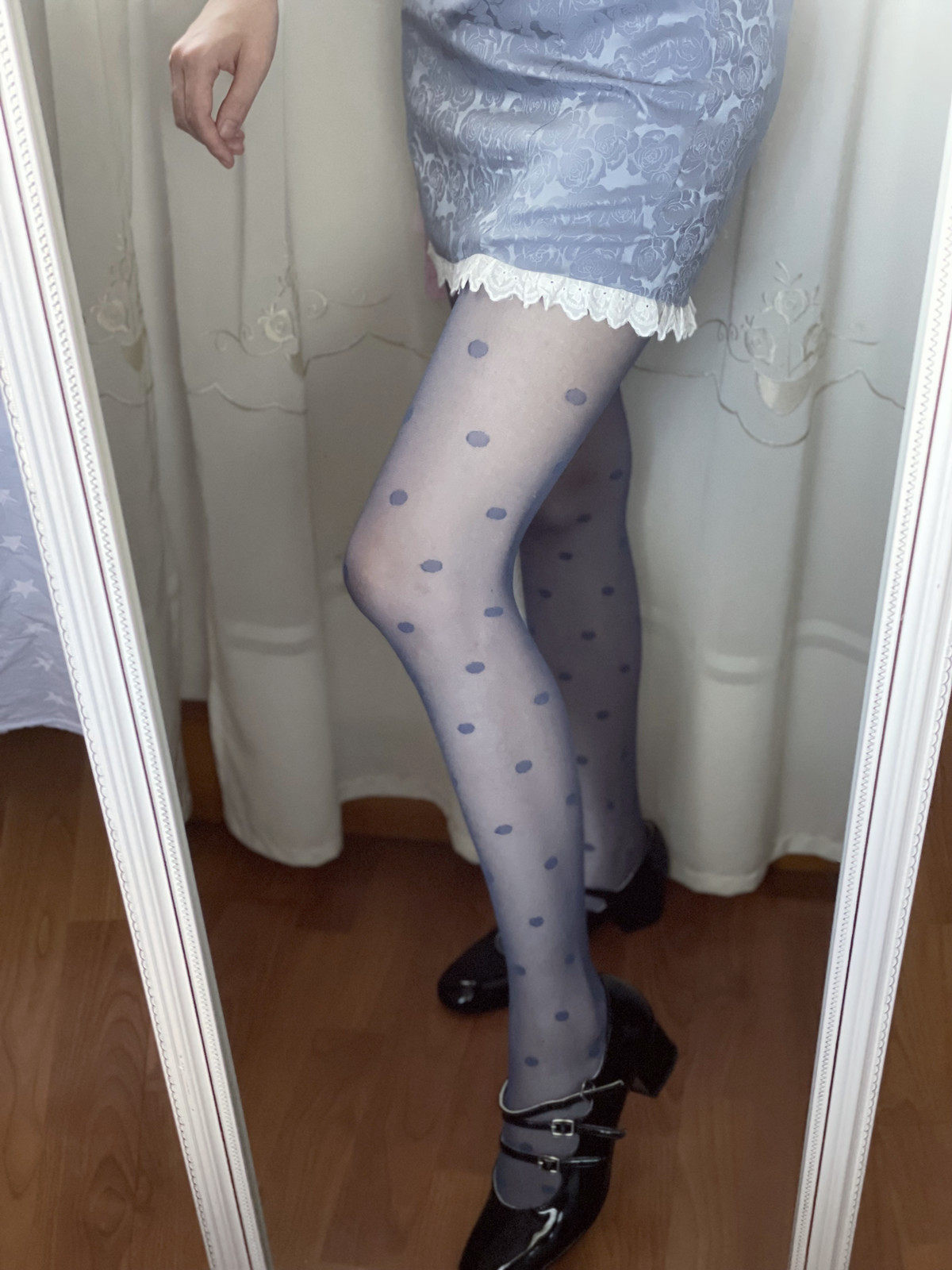 优雅赫本复古普蓝色波点提花丝袜 夏季10D薄款哑光圆点透明连裤袜,女士内衣/男士内衣/家居服,连裤袜/打底袜,淘宝优惠券,粉丝福利购,淘宝优惠卷