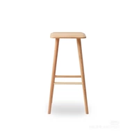 Сплошной деревянный барной стул + оригинальный деревянный цвет + высота сиденья 75 см