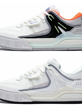 李宁启源001BTC男女鞋肖战同款晨晖休闲鞋板鞋运动鞋AGCS353ZZ